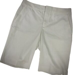Chaps Womens White‎ Shorts Dress Casual Career Ladies Size 8